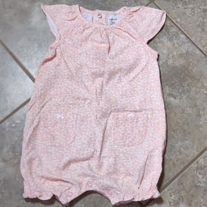 Carter's Floral Peach Romper